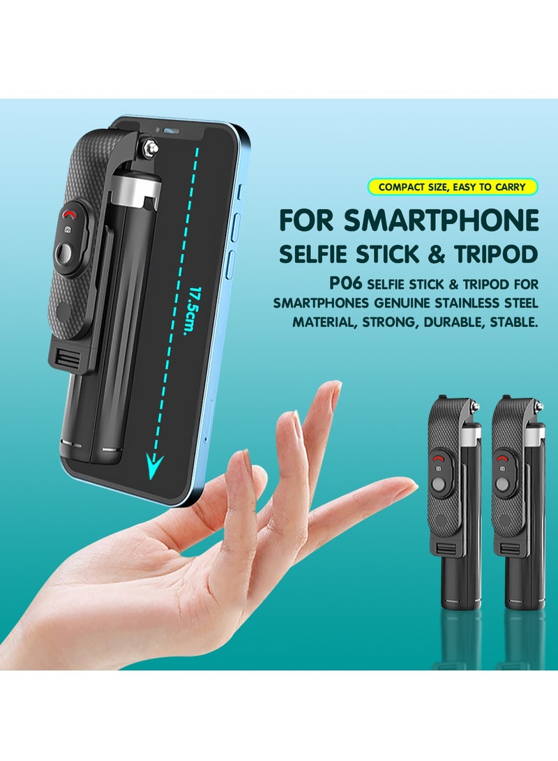 3-in-1 Bluetooth Selfie Stick with 360° Rotation, Portable and Wireless Selfie Tool with Remote for Convenient Photography - Image 2