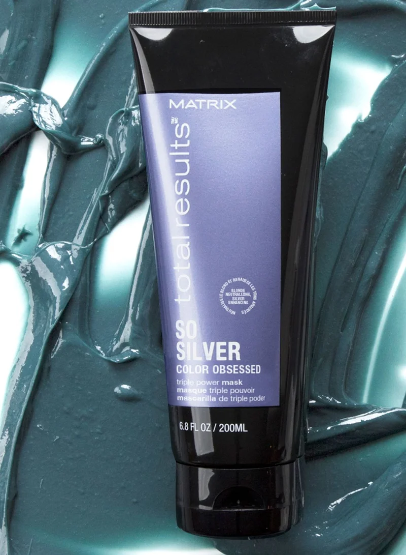 Matrix So Silver Triple Power Toning Hair Mask For Blonde And Silver Hair 200 Ml