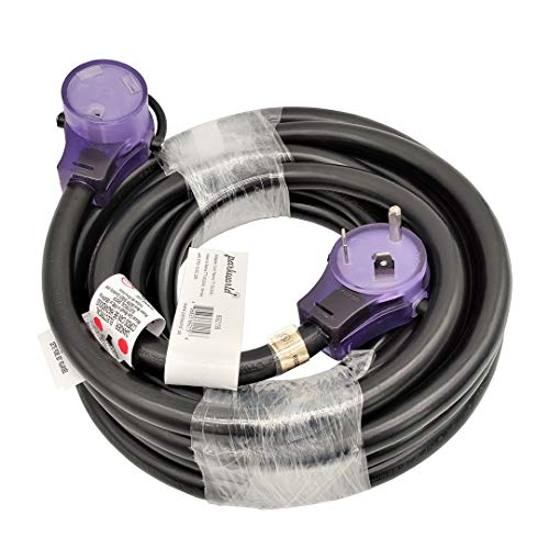 Park World كابل تمديد بارك وورلد RV 30A NEMA TT-30 مع مقبض، كامبر 30 أمبير TT-30P إلى TT-30R (25 قدم) - Image 1
