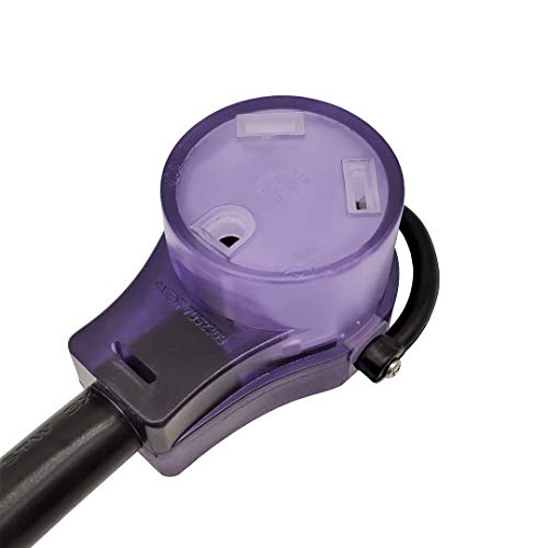 Park World كابل تمديد بارك وورلد RV 30A NEMA TT-30 مع مقبض، كامبر 30 أمبير TT-30P إلى TT-30R (25 قدم) - Image 4