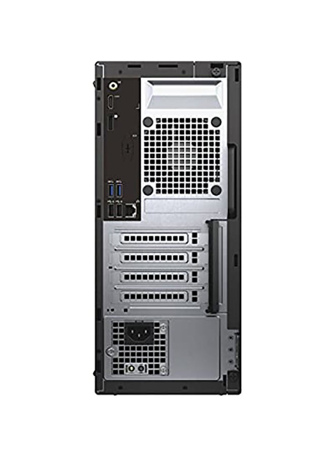 ديل كمبيوتر مكتبي 3040 بهيكل برجي الشكل وصغير الحجم ومعالج كور I5 وذاكرة رام سعة 4 جيجابايت ومحرك أقراص صلبة سعة 500 جيجابايت ومحرك أقراص DVD-RW ونظام التشغيل DOS، لون أسود 500 GB - Image 2