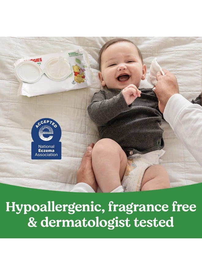 Huggies Natural Care Sensitive Baby Wipes, Unscented, Hypoallergenic, 99% Purified Water, 15 Flip-Top Packs (960 Wipes Total) - Image 5