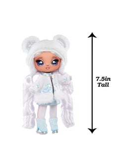 Na! Na! Na! Surprise Cozy Series Baily Frost 7.5" Fashion Doll Polar Bear-Inspired With White Hair, 2-Piece Outfit And Fuzzy Clip-On Purse, Poseable, Great Toy Gift For Kids Ages 5 6 7 8+ Years  - Image 3