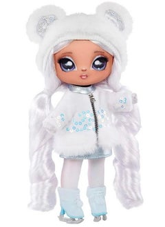 Na! Na! Na! Surprise Cozy Series Baily Frost 7.5" Fashion Doll Polar Bear-Inspired With White Hair, 2-Piece Outfit And Fuzzy Clip-On Purse, Poseable, Great Toy Gift For Kids Ages 5 6 7 8+ Years  - Image 4