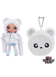Na! Na! Na! Surprise Cozy Series Baily Frost 7.5" Fashion Doll Polar Bear-Inspired With White Hair, 2-Piece Outfit And Fuzzy Clip-On Purse, Poseable, Great Toy Gift For Kids Ages 5 6 7 8+ Years  - Image 2