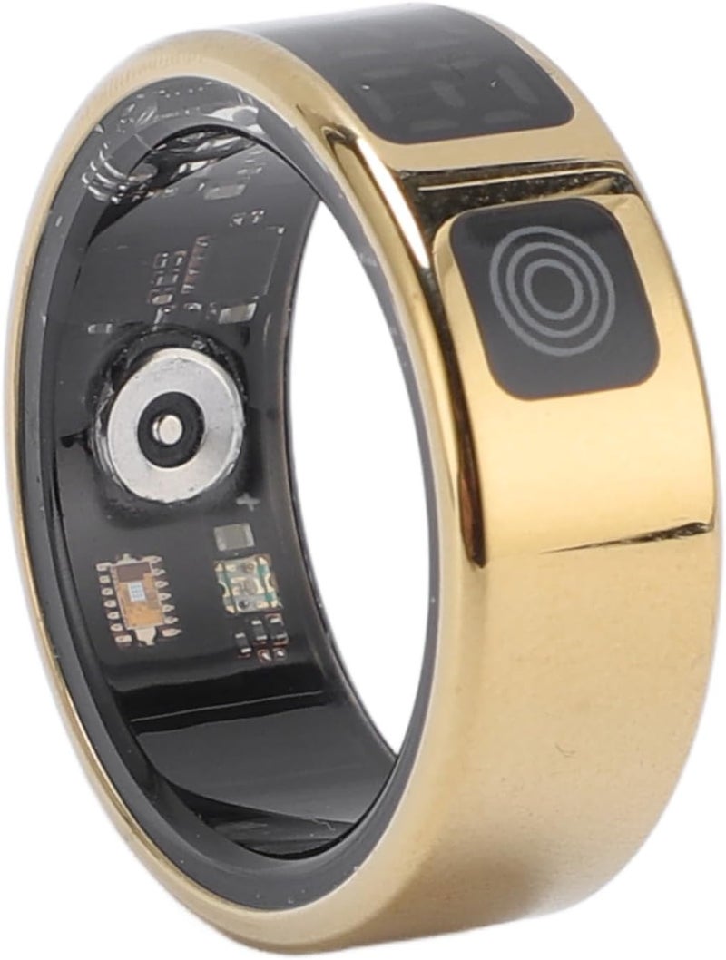 Zopsc Smart Fitness Ring, Stainless Steel IP68 Waterproof Tracker with Multiple Sports Modes for Running, Climbing - Image 1