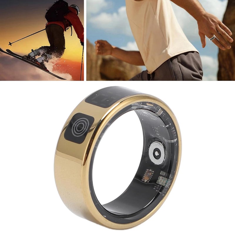 Zopsc Smart Fitness Ring, Stainless Steel IP68 Waterproof Tracker with Multiple Sports Modes for Running, Climbing - Image 4