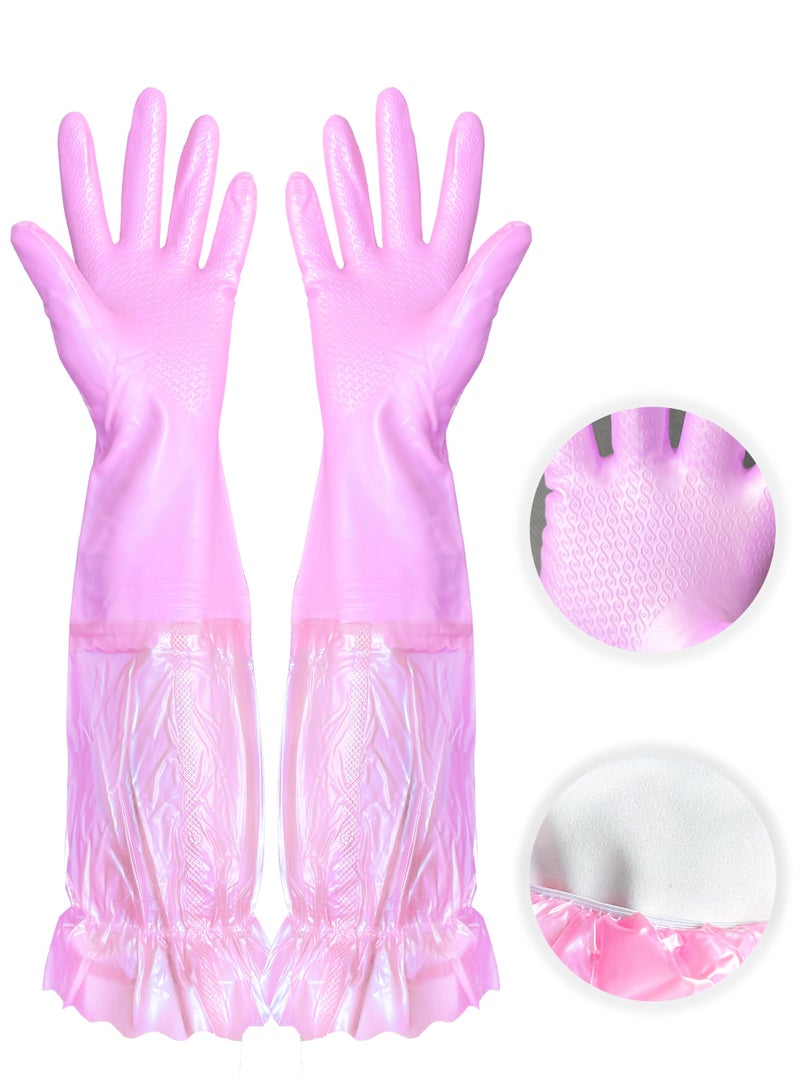 ذا بينك ستاف كريم التنظيف المعجزة + قفاز تنظيف مبطن بالمخمل 50 سم للتنظيف الخارق - Image 2