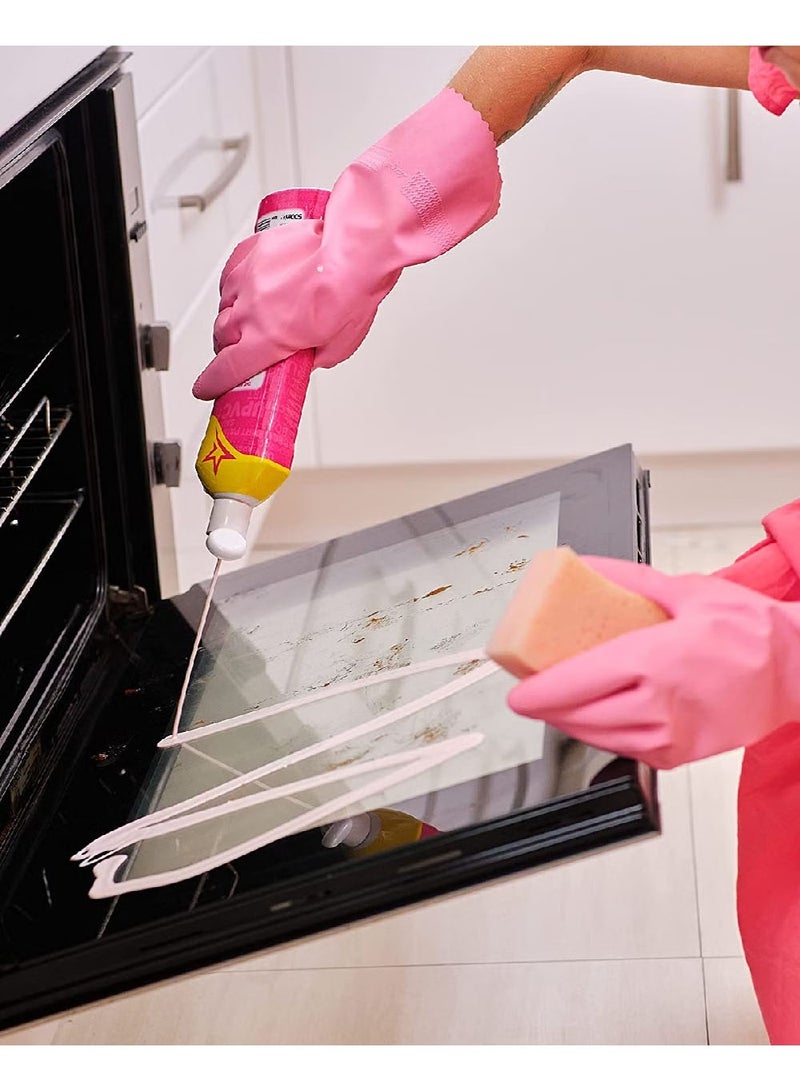 ذا بينك ستاف كريم التنظيف المعجزة + قفاز تنظيف مبطن بالمخمل 50 سم للتنظيف الخارق - Image 3