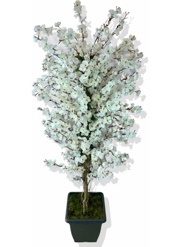 Artificial Tree Spring Branch White 180CM