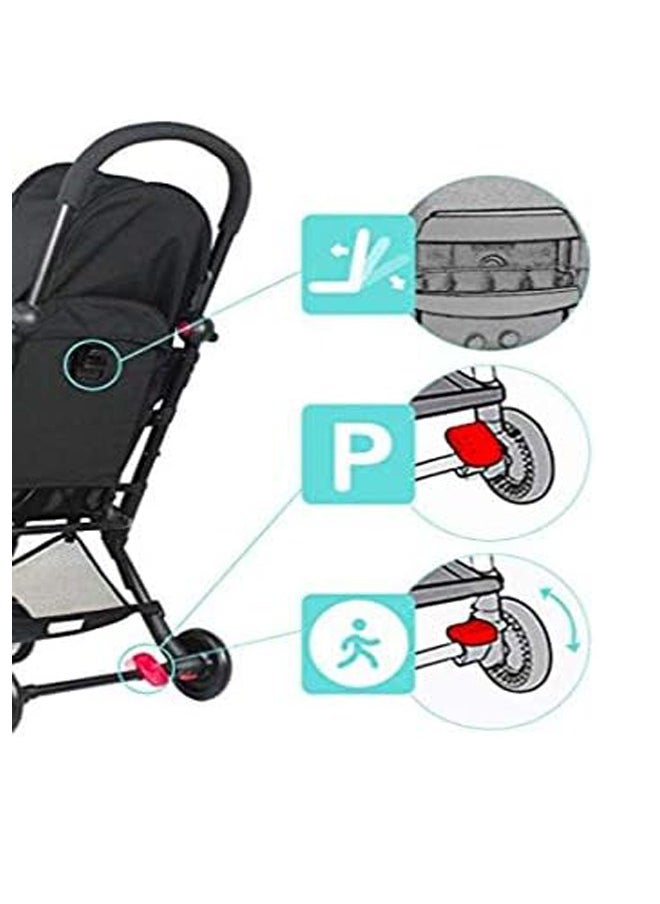 Generic Travel light weight Stroller Silver  - Image 2