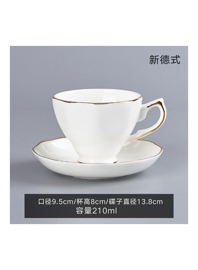 نيبمينينت طقم فناجين قهوة مع صحون أبيض