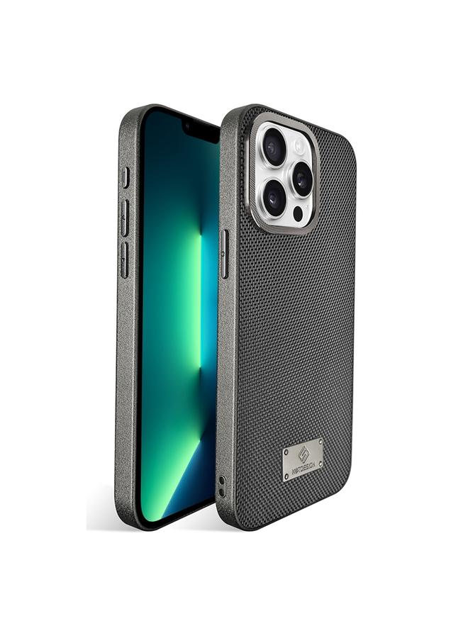 اس-توب جراب لهاتف iPhone 13 Pro Max مصنوع من نسيج شبكي من الحرير الجليدي يسمح بالتهوية والتبريد - Image 1