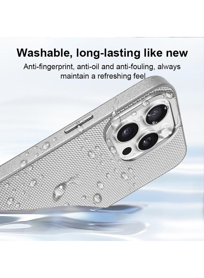 اس-توب جراب لهاتف iPhone 13 Pro Max مصنوع من نسيج شبكي من الحرير الجليدي يسمح بالتهوية والتبريد - Image 5