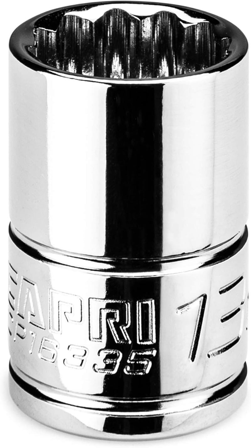 Capri Tools 13 mm Shallow Socket, 3/8 in. Drive, 12-point, Metric - Image 1