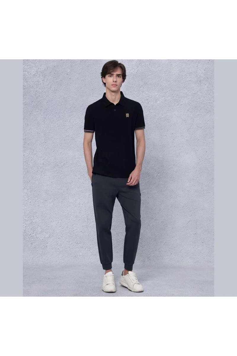 GIORDANO Men's Black Performance Polo
