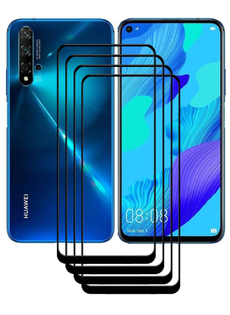 ACLIX 4 Pieces Antistatic ESD Dustproof Premium Quality High Definition Tempered Glass Screen Protector Designed For Huawei nova 5T - Image 1