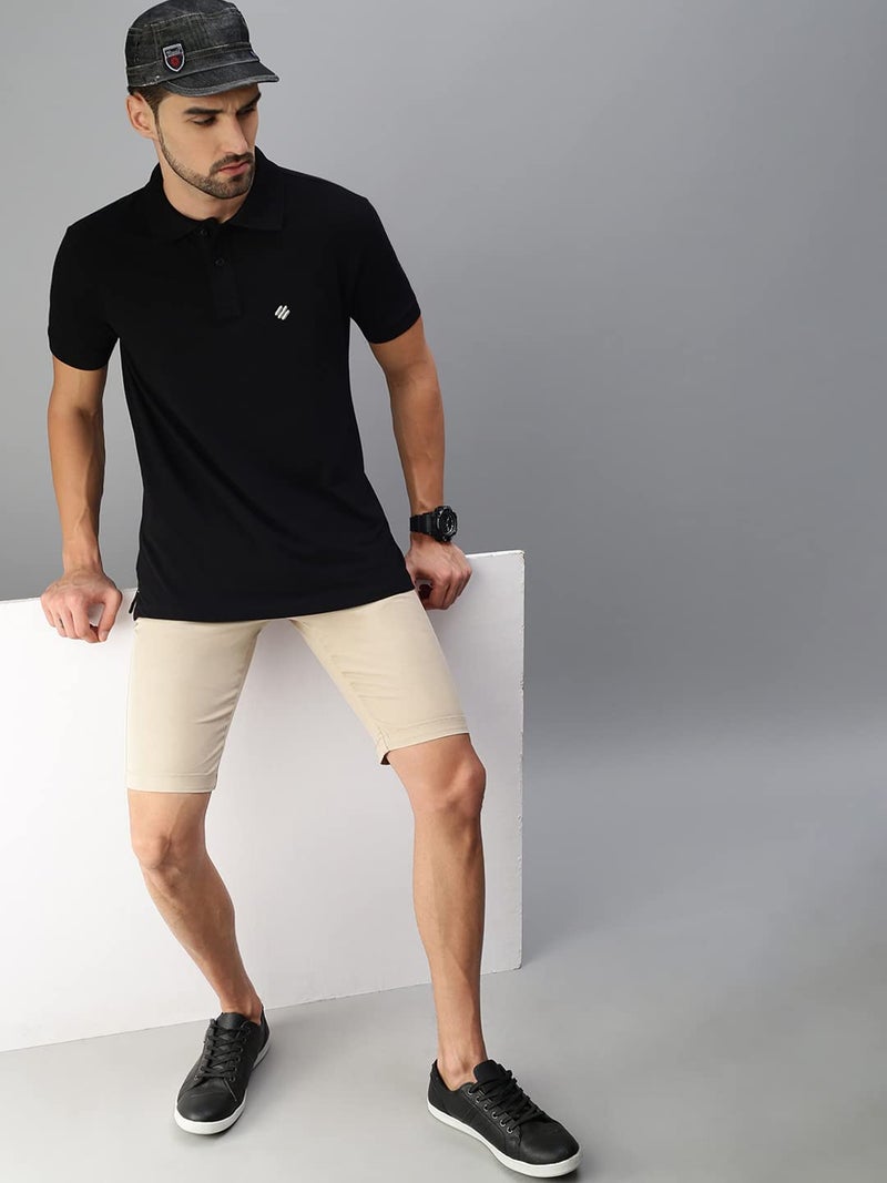 ONN Regular Fit Men's Polo (8904209864857 Casualz_431_Large_Black) - Image 5