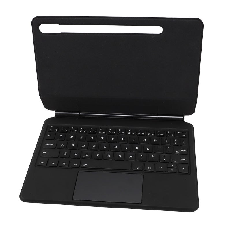 Magnetic Keyboard Case: 11 Inch, Multi Touch Trackpad, Pencil Holder - Floating Cantilever Stand, Long Battery Life Tablet Keyboard Case for Galaxy Tab S7/S8/S9/S9FE, Matepad, Work & Travel - Image 4