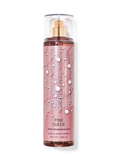 Bath & Body Works رذاذ عطر فاخر من جلد الغزال الوردي 