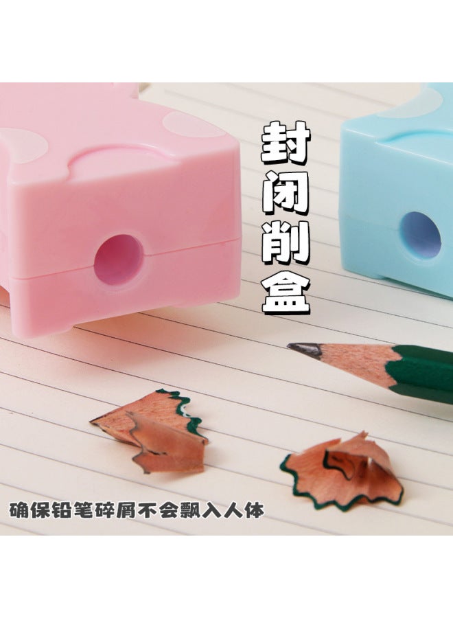 HELPS Pupils Cute Elephant Pencil Sharpener Mini With Pencil Sharpener Continuous Pencil Sharpener Prizes Stationery - Image 4
