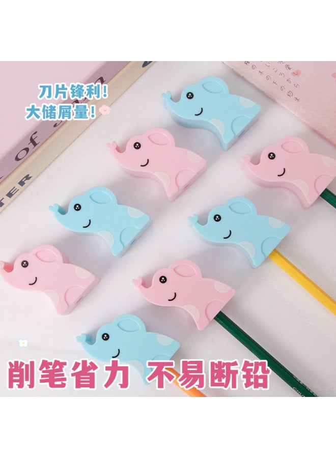 HELPS Pupils Cute Elephant Pencil Sharpener Mini With Pencil Sharpener Continuous Pencil Sharpener Prizes Stationery - Image 2