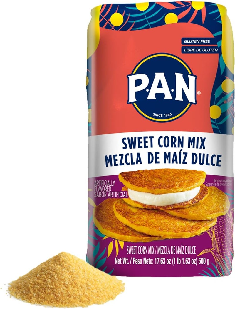 P.A.N. Sweet Corn Mix - Gluten Free Mixture for Cachapas, 1.1 lb - Image 1