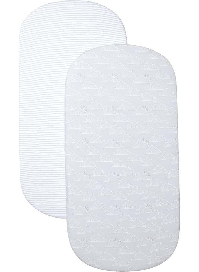 Shnuggle Air Cot Sheets Grey - Image 1