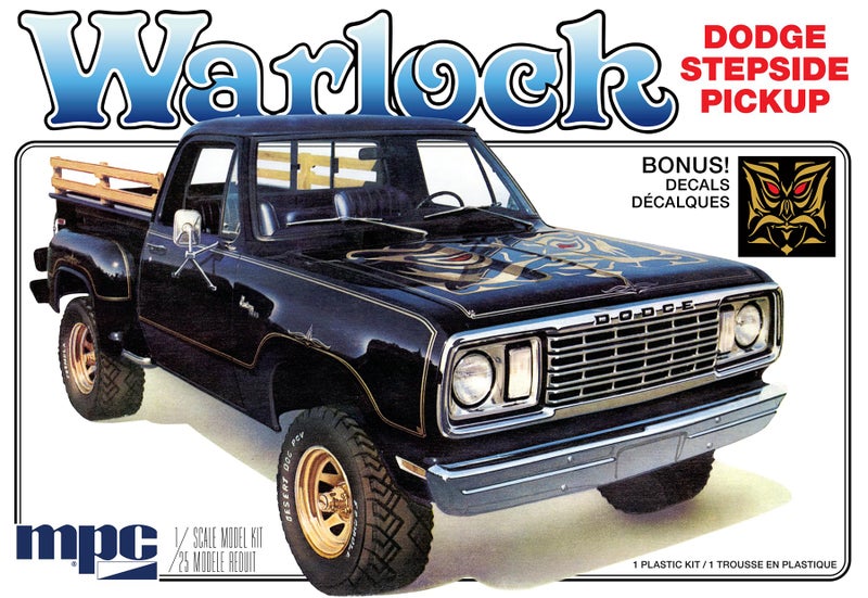 MPC 1977 Dodge Warlock Pickup 2T 1:25 Scale Model Kit - Image 1