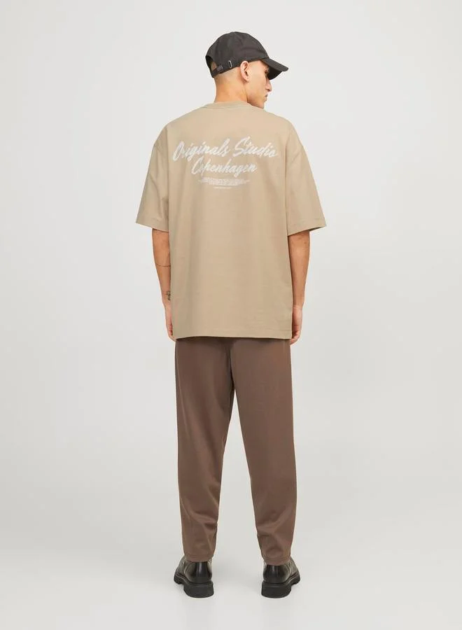 JACK & JONES Jack & Jones Chelsea Rubber Crew Neck Loose T-Shirt