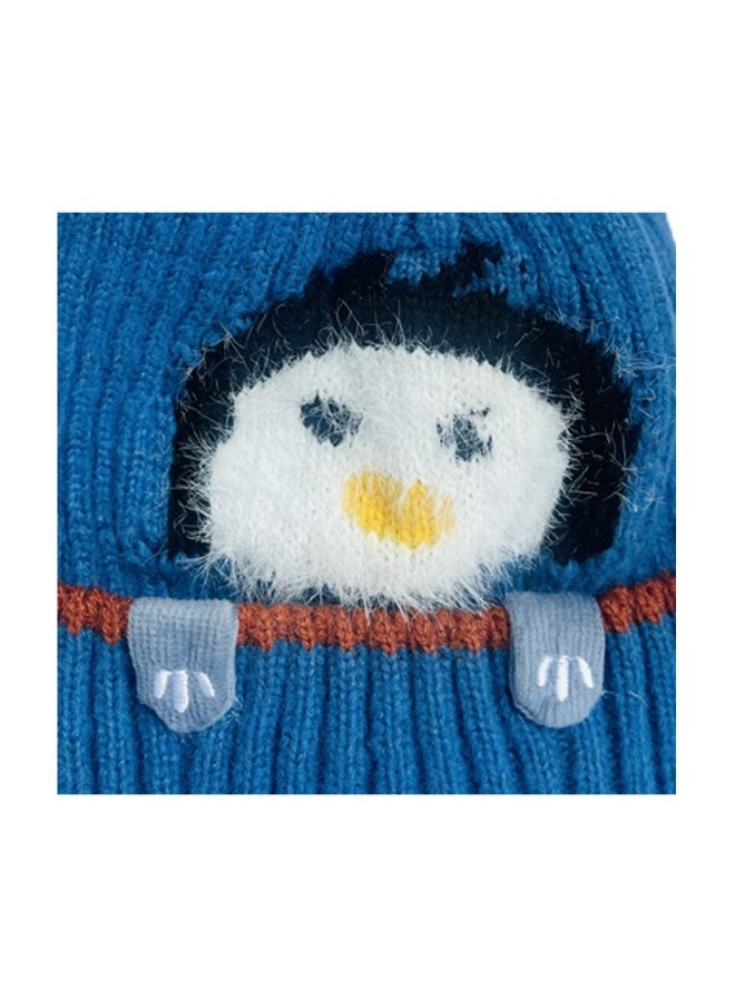 Light Blue Penguin Woven Stretchable Woolen Winter Cap For Kids With Matching Neck Muffler Set (3-10Yrs) - pzsku/ZAD50B0F89B40666D8964Z/45/_/1740398580/f146ae70-fd92-4f4a-8db8-b86cf50c1aa5