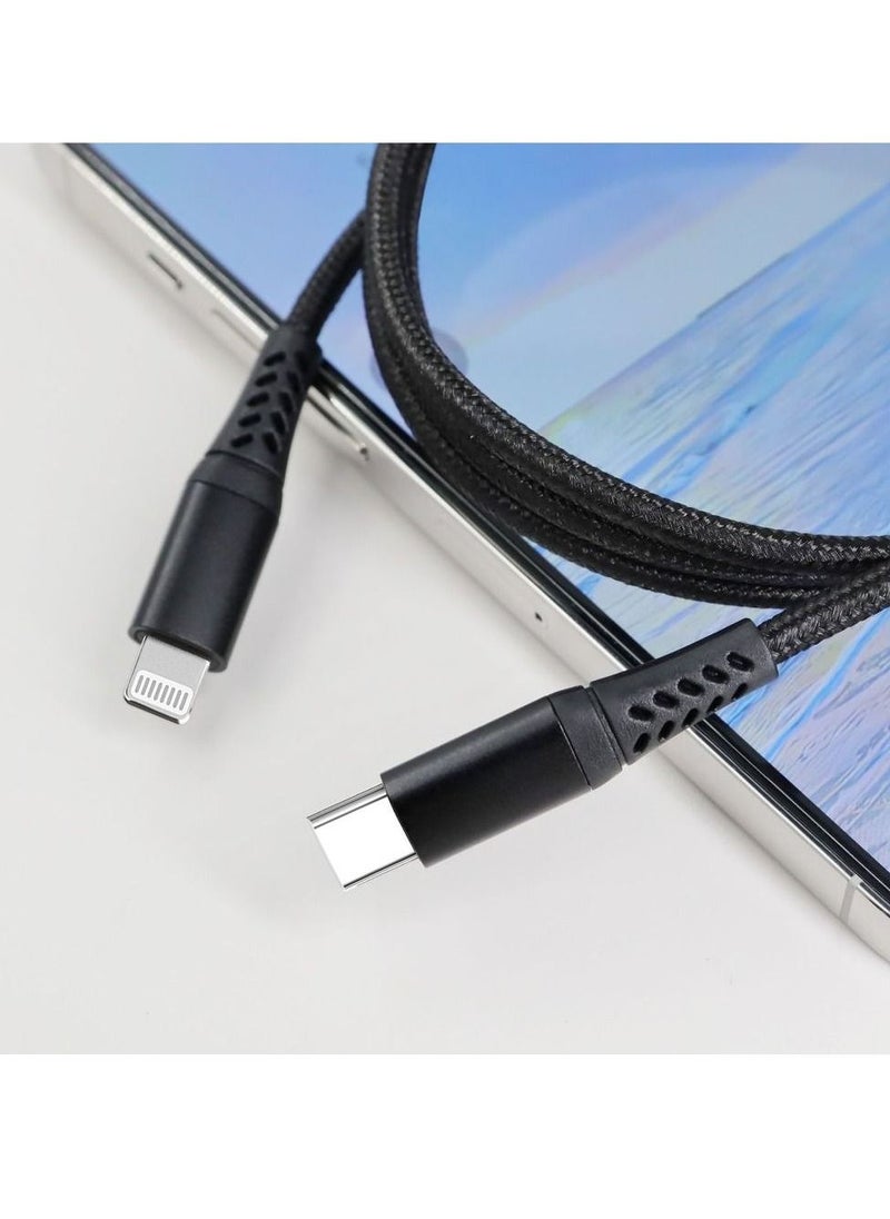 Merlin Merlin USB-C To Lightning Cable 2m Black  - Image 2