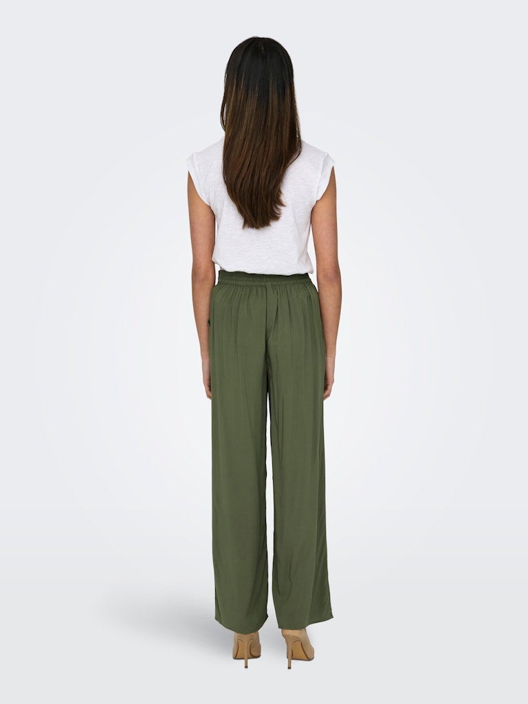 ONLY ONLNOVA LIFE VIS PALAZZO PANT SOLID - Image 1