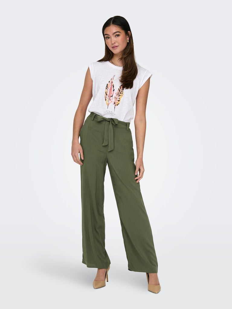 ONLY ONLNOVA LIFE VIS PALAZZO PANT SOLID - Image 3