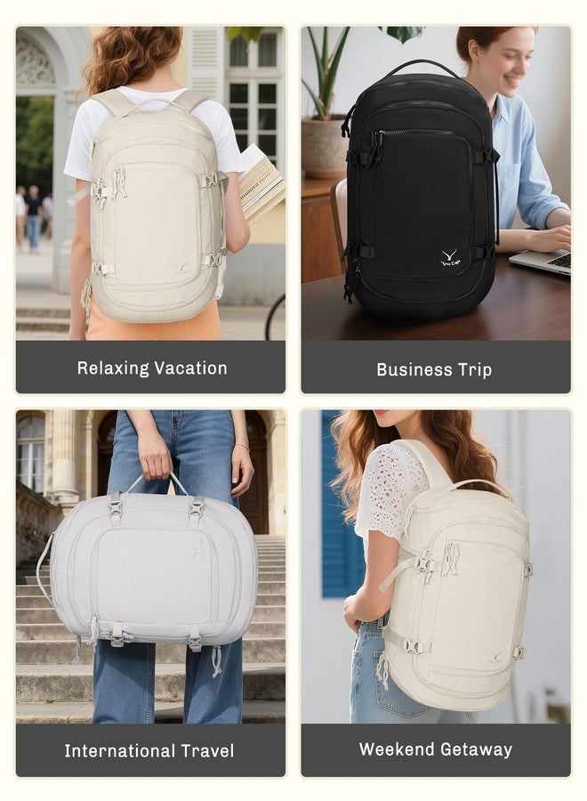 Hynes Eagle Travel Laptop Backpack 17 inches Lightweight Flight Approved Carry on Personal Item Bag Weekender Bag Daypack 20L Black - Image 2