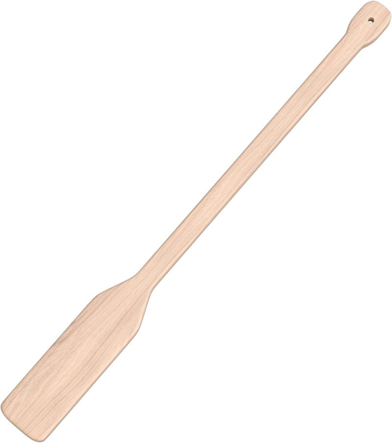 BBQ-PLUS 36 inch Large Wooden Mixing Stirring Paddle-Kitchen Accessories,Wood Mash Spoon for Cooking in Big Pot and Stockpots - Image 1