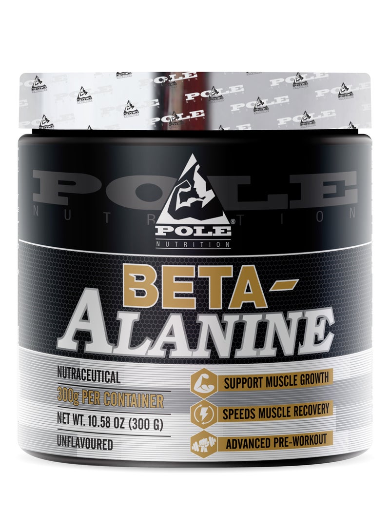 POLE NUTRITION Beta Alanine 300g - Boost Endurance & Strength - Image 1