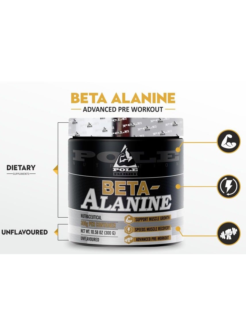 Pole Beta Alanine Powder For Boost Endurance & Strength 300g