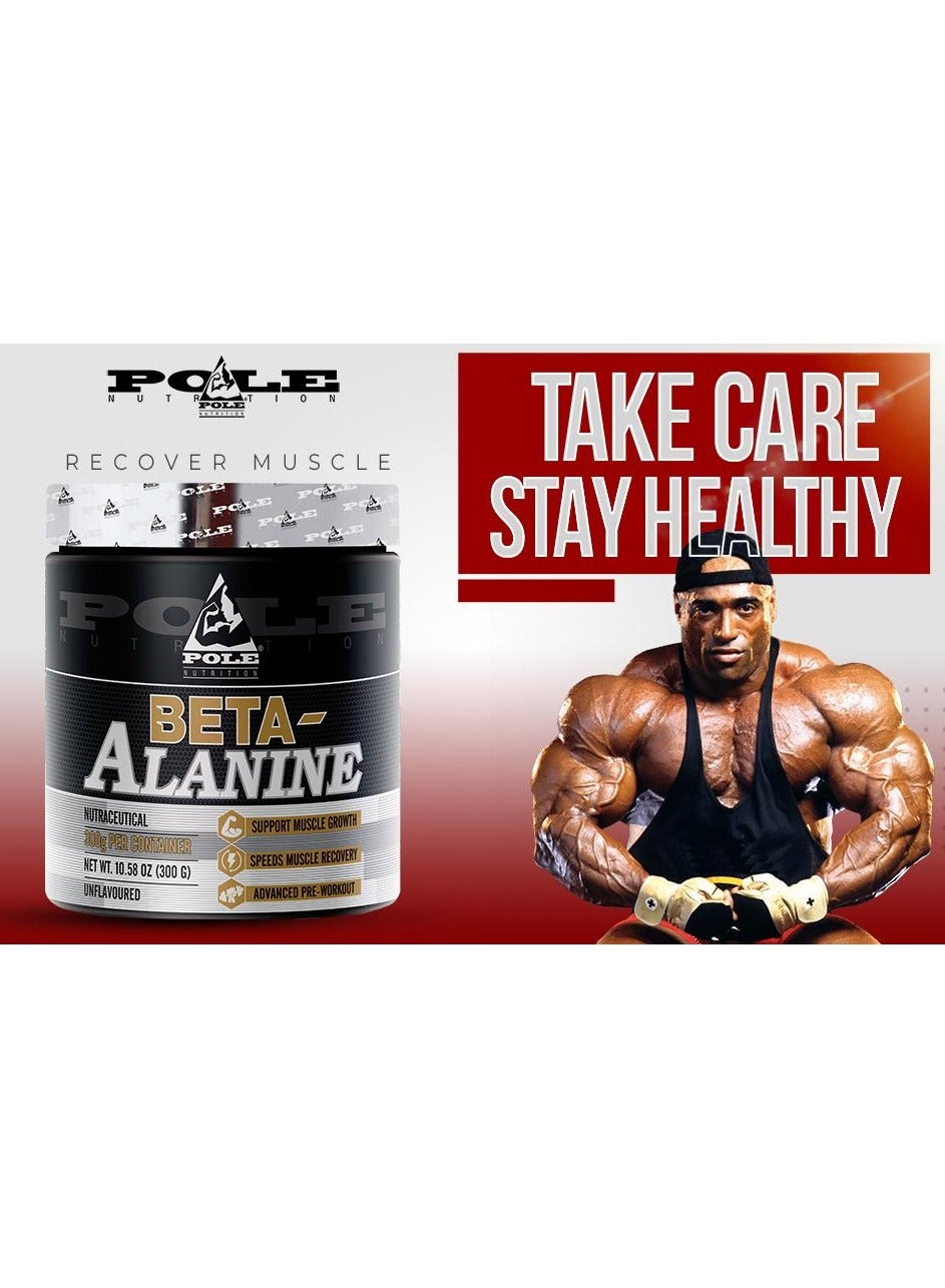 Pole Beta Alanine Powder For Boost Endurance & Strength 300g