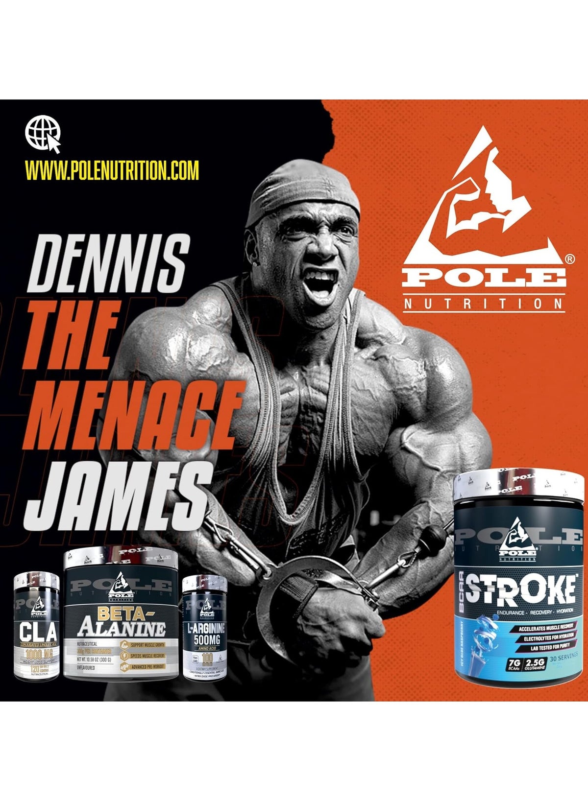 Pole Beta Alanine Powder For Boost Endurance & Strength 300g