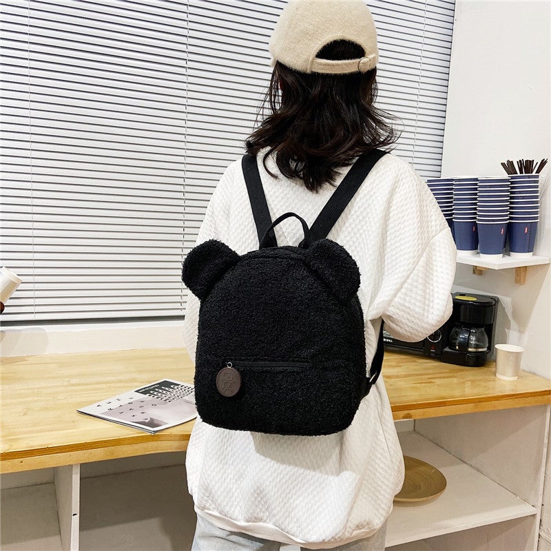 Plush Teddy Bear Children'S Backpack Trendy Cartoon Fashion Backpack Factory - Image 3