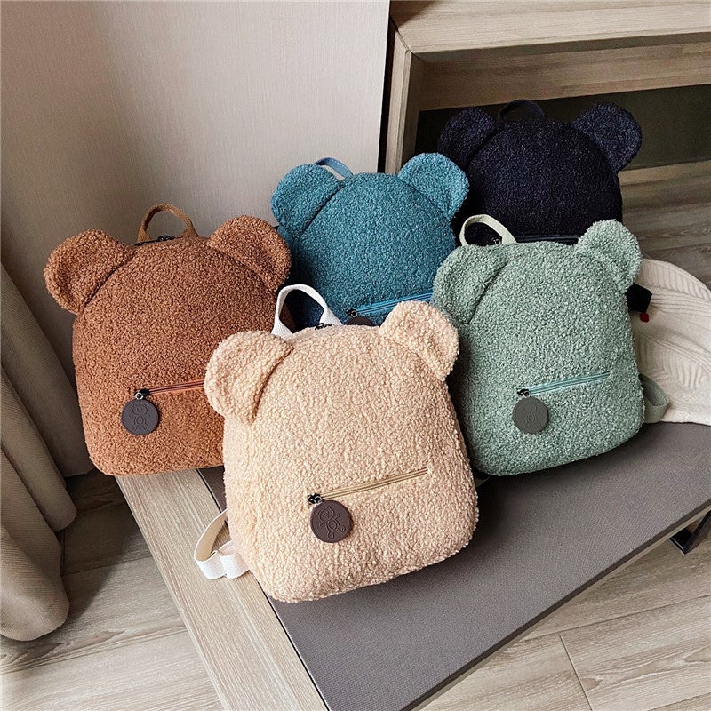 Plush Teddy Bear Children'S Backpack Trendy Cartoon Fashion Backpack Factory - Image 5
