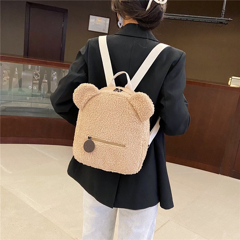 Plush Teddy Bear Children'S Backpack Trendy Cartoon Fashion Backpack Factory - Image 2