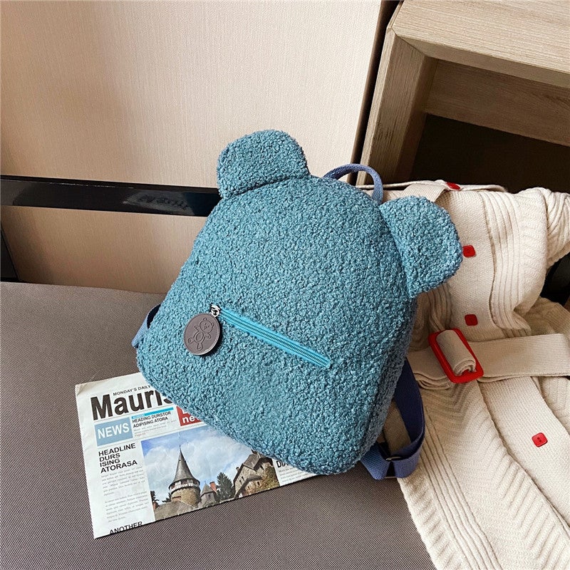 Plush Teddy Bear Children'S Backpack Trendy Cartoon Fashion Backpack Factory - Image 1