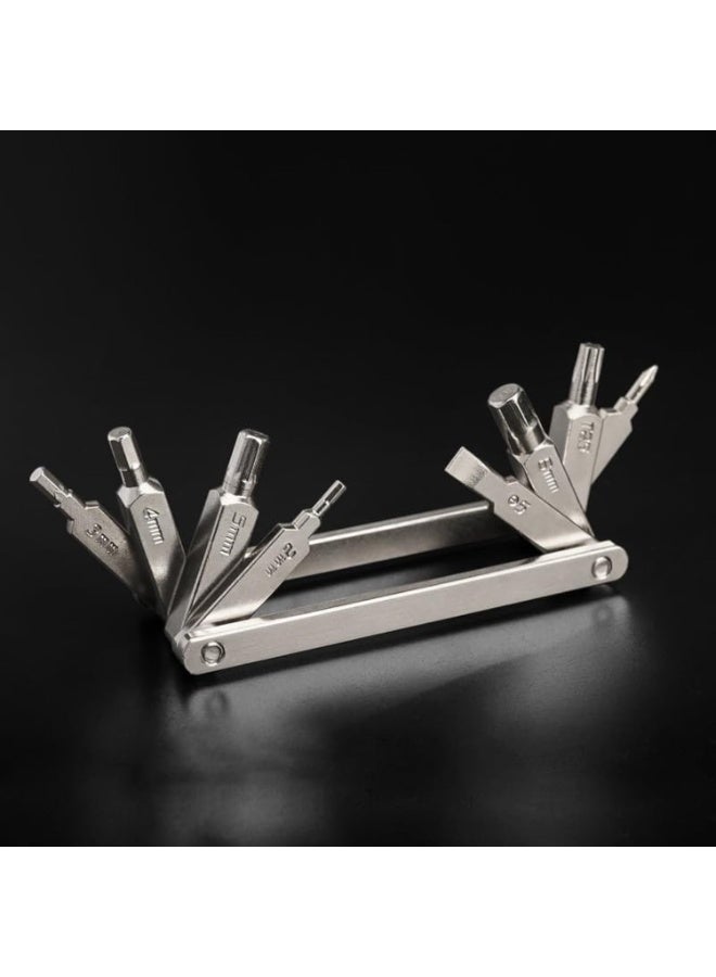 Generic Bike Multi Tool-Performance Bicycle Multitool (Color : Silver)  - Image 1