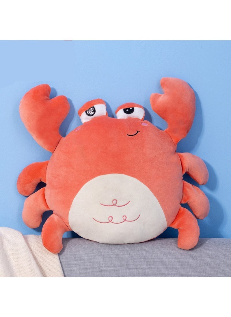 general 45 CM Cute Crab Plush Toy Cartoon Animal Versatile Soft Stuffed Doll For Girls And Boys All Ages Gift - Image 3