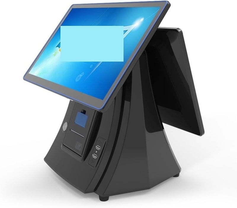 ROOUIO Cash Register, AB-6930 Cash Register All-in-one Machine, Retail Supermarket Convenience Store Tobacco And Alcohol Cloud Cash Register Clothing Maternal And Child Pharmacy(Single screen) - Image 1