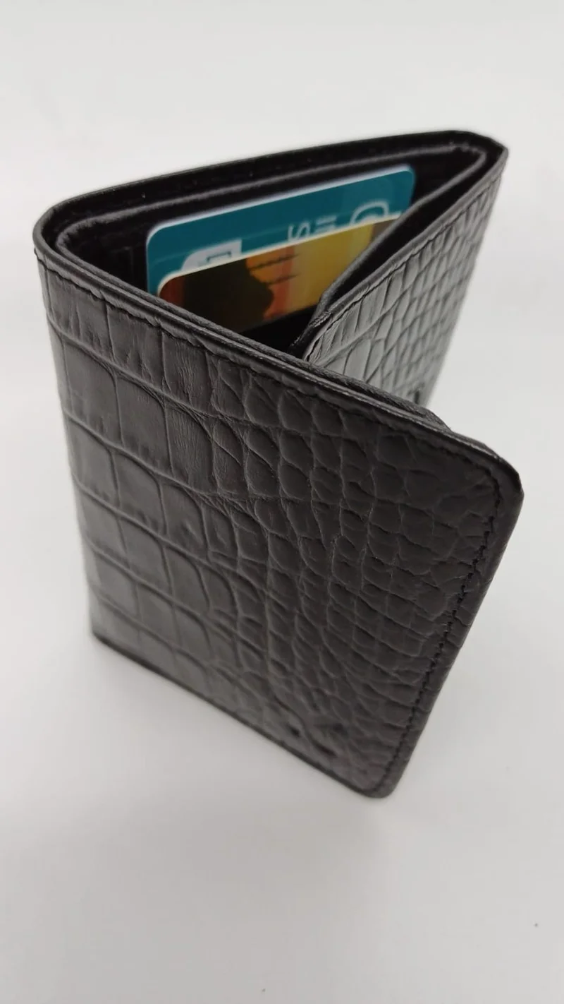 Deribond Leather Wallet with Magnet Cover
