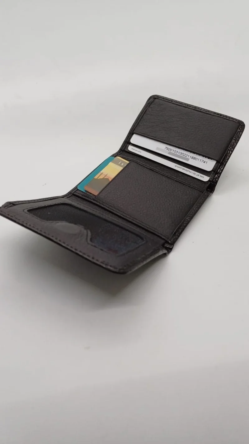 Deribond Leather Wallet with Magnet Cover