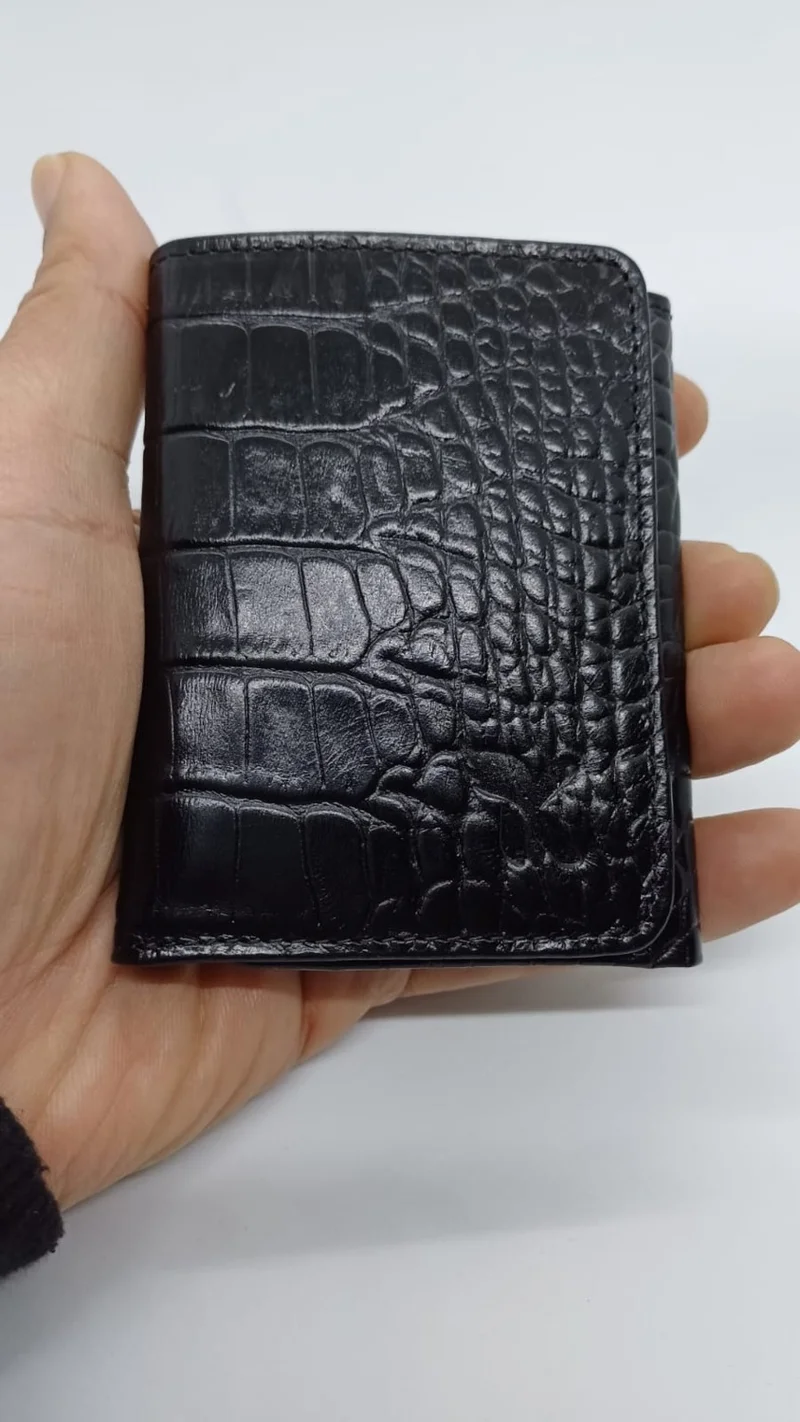 Deribond Leather Wallet with Magnet Cover